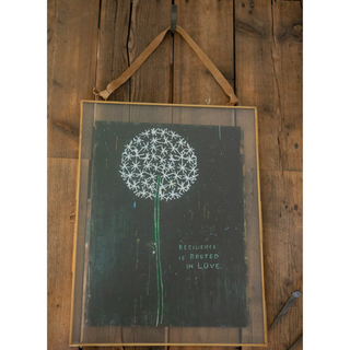 12"x16" Resilience Is Rooted In Love Art Poster