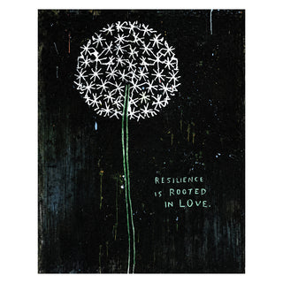 12"x16" Resilience Is Rooted In Love Art Poster