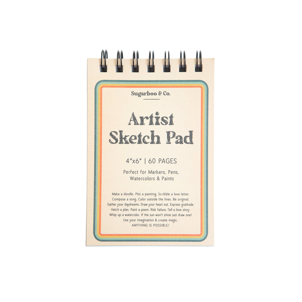 4x6 Spiral Artist Sketch Pad