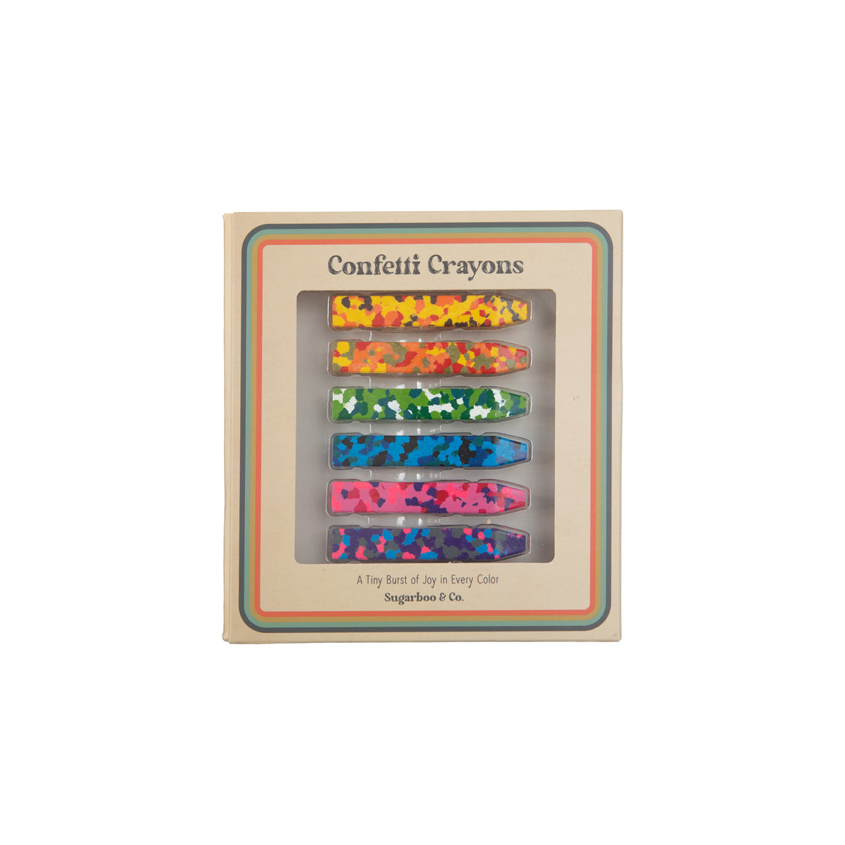 ***Confetti Crayons - 6 Count