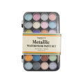 Metallic Watercolor Paint Set - 28 Colors