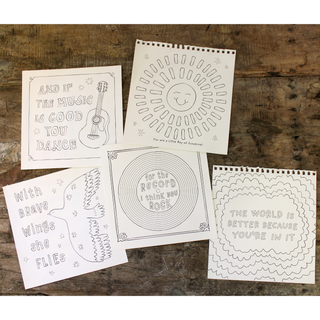 The Book of Happy Coloring Companion