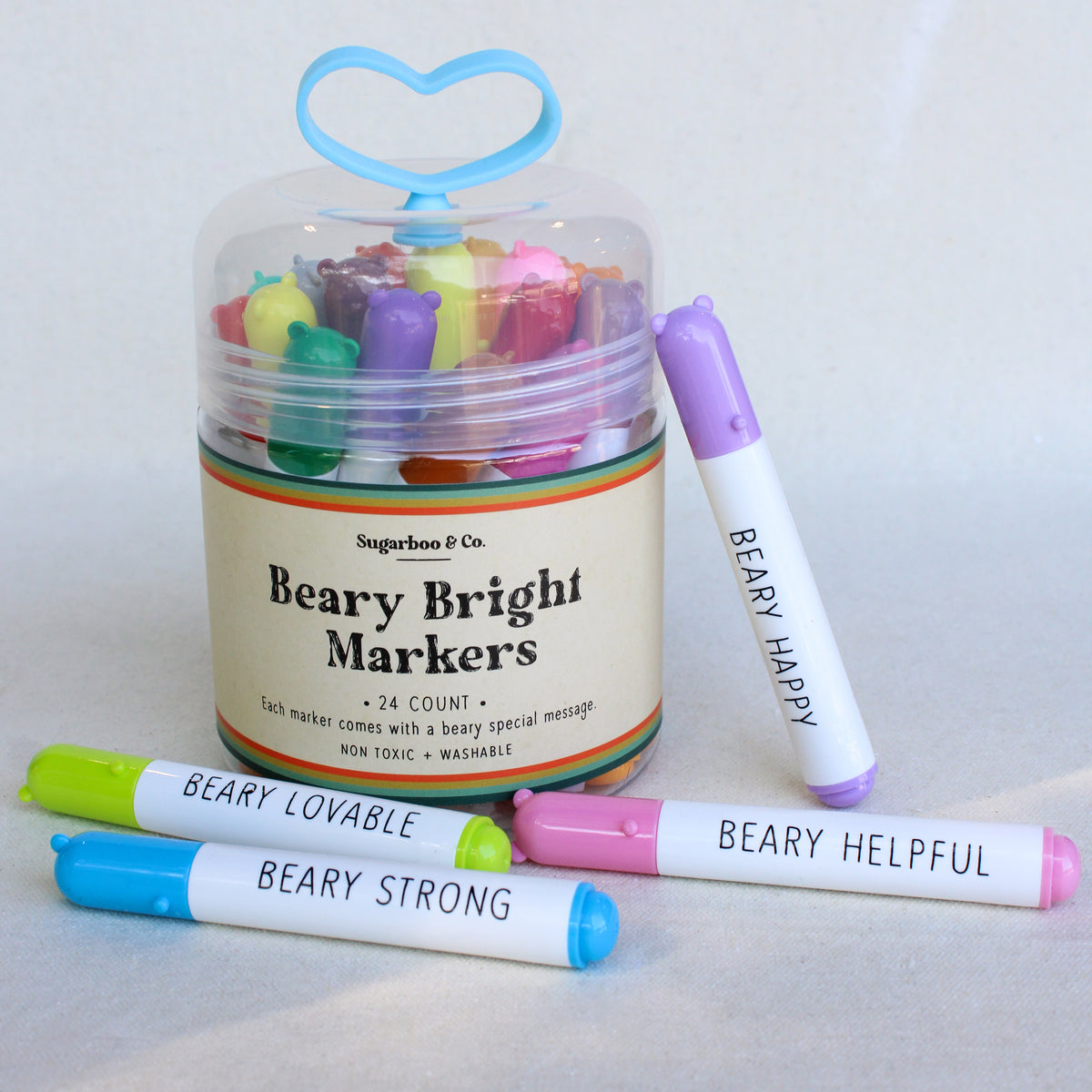 Beary Bright Markers - Set of 24