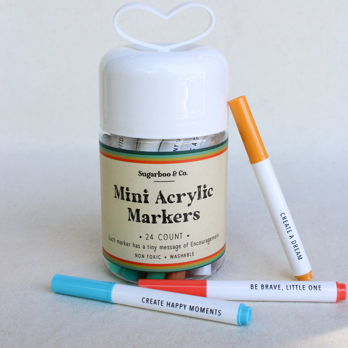 Mini Acrylic Markers - 24 Count