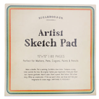 15"x15" Artist Sketch Pad