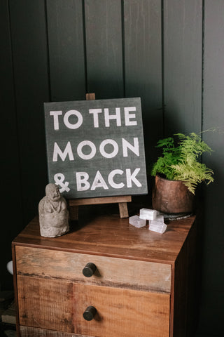 To The Moon & Back Art Tile