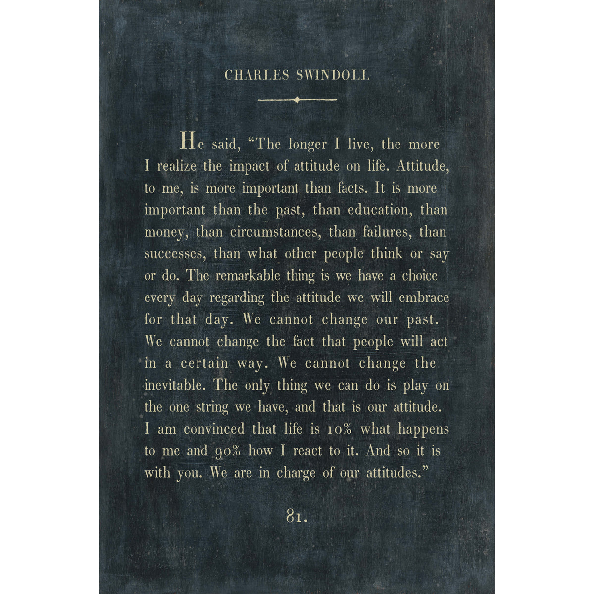 Charles Swindoll Art Tile