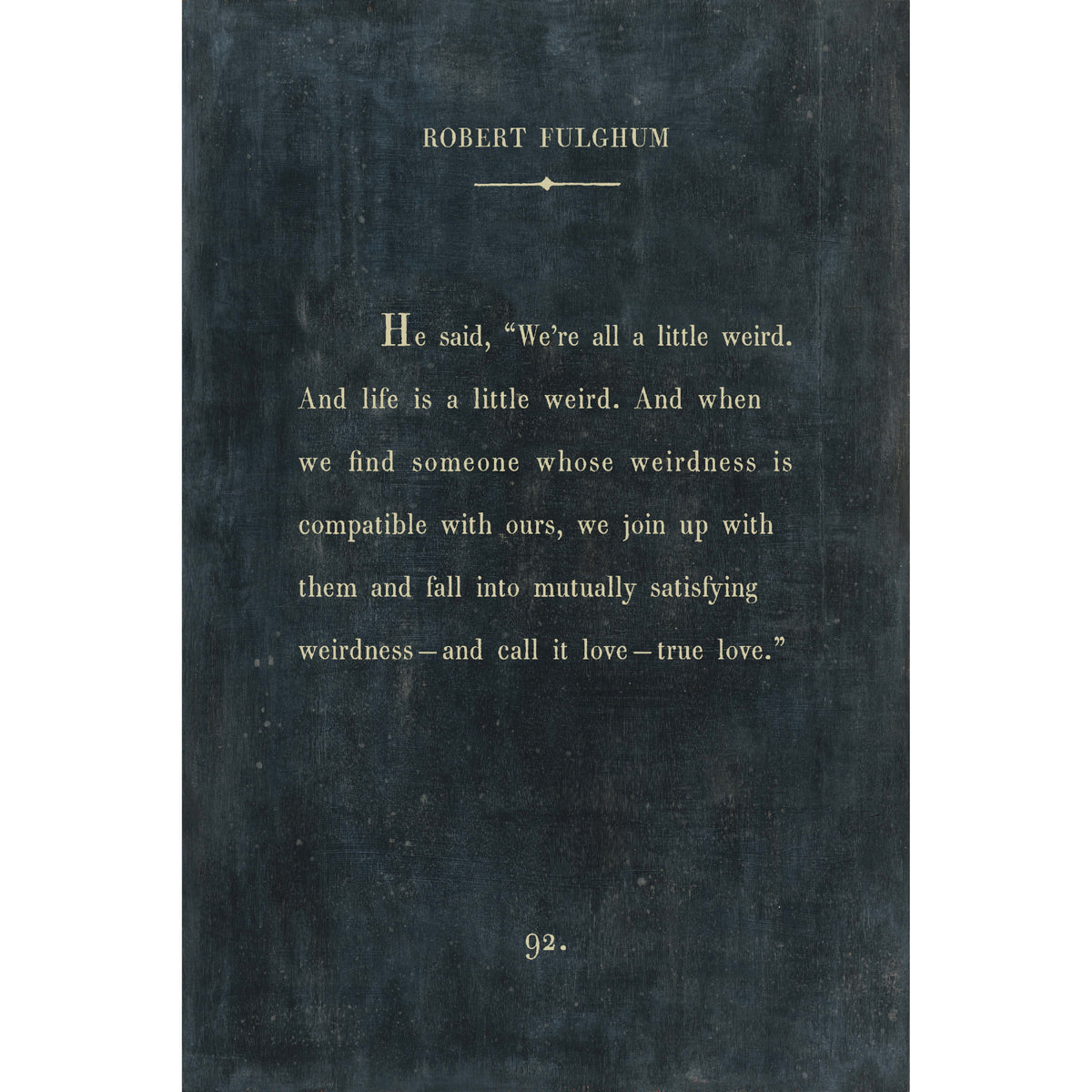 Robert Fulghum Art Tile