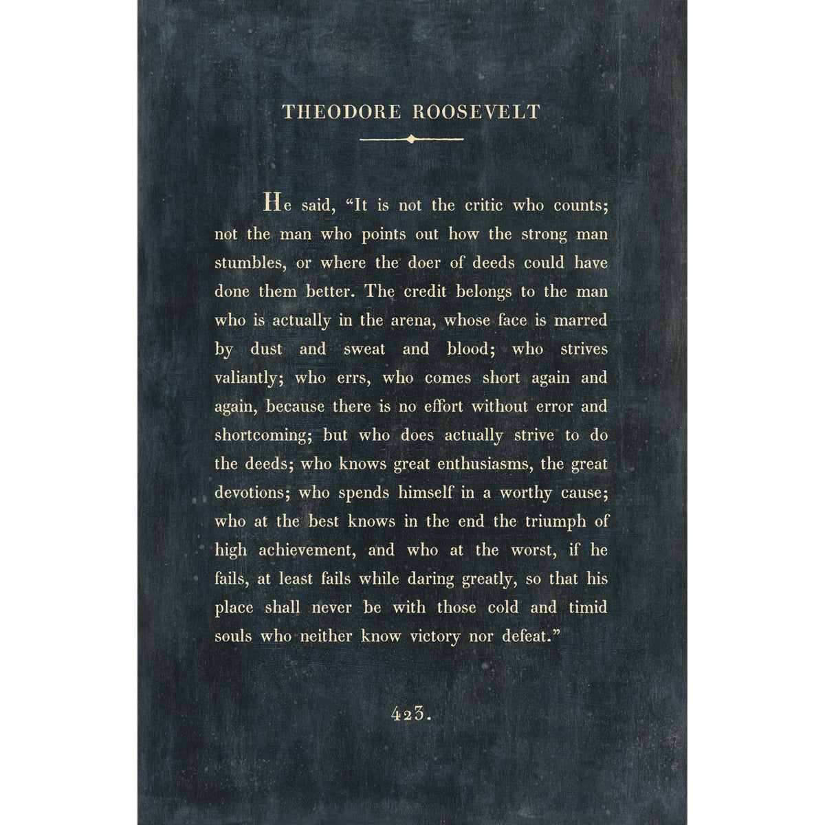 Theodore Roosevelt Art Tile