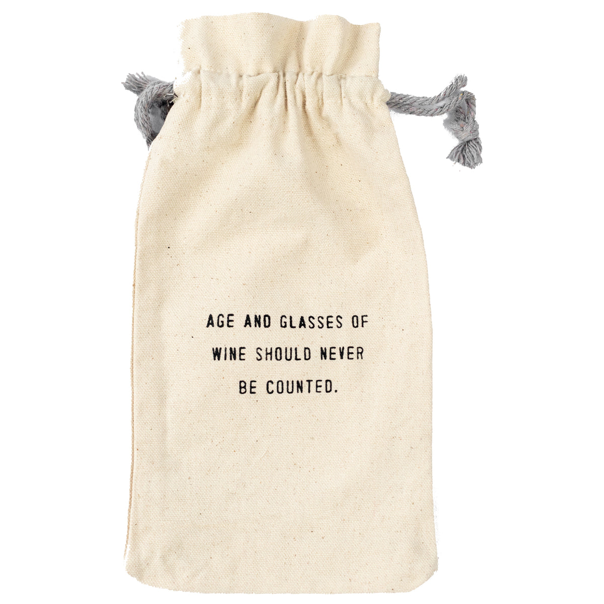 Age and Glasses Wine Bag