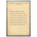 All That Glitters Art Print - Grey Wood