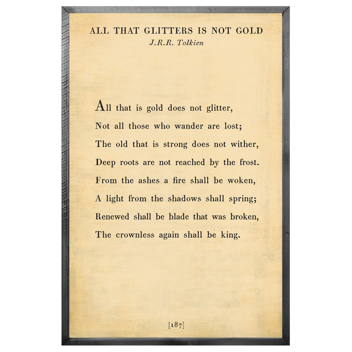 All That Glitters Art Print - Grey Wood
