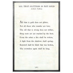 All That Glitters Art Print - Grey Wood