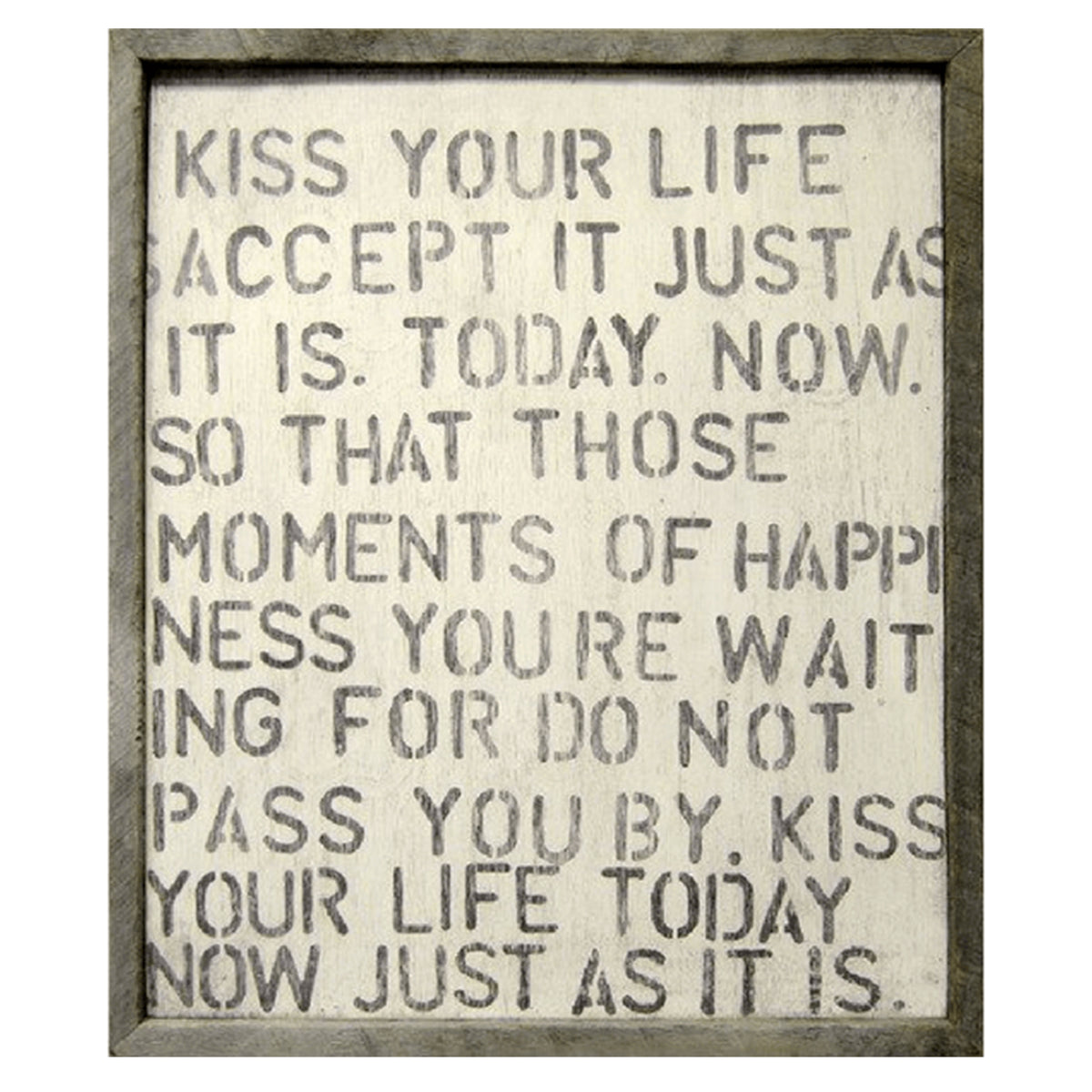 Kiss Your Life Art Print