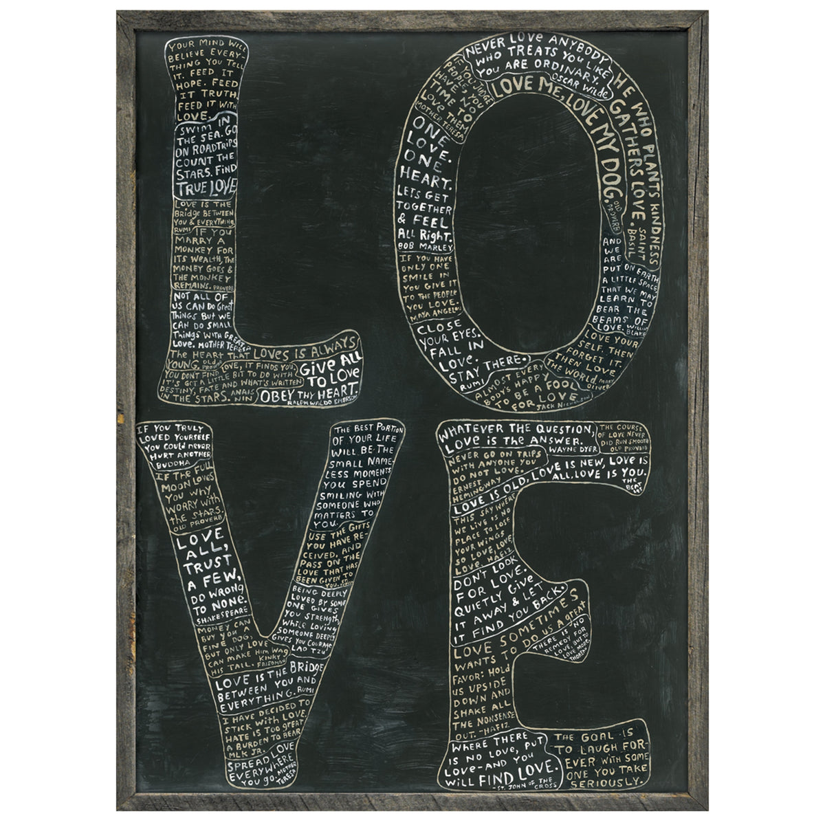 L-O-V-E Art Print - Quick Ship