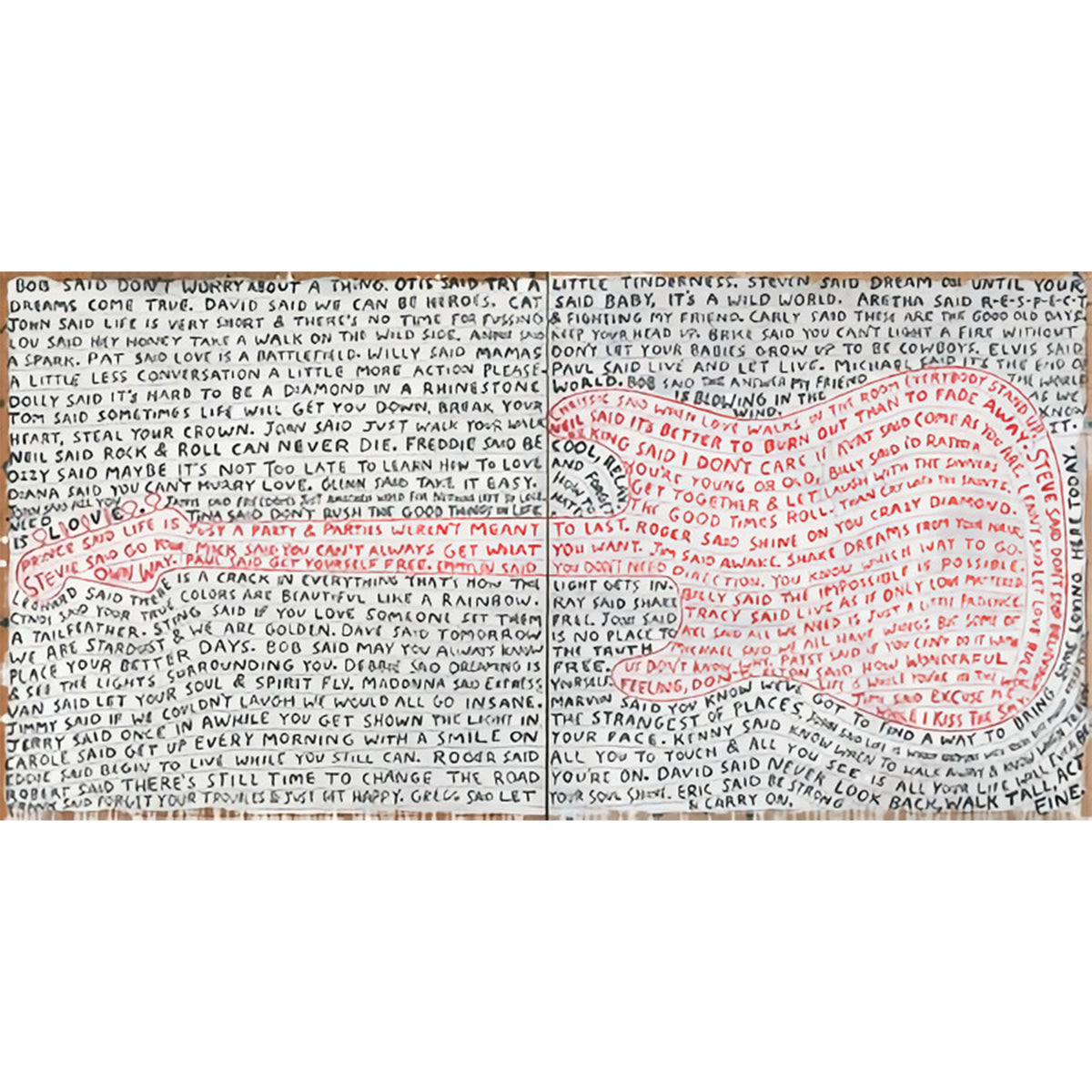 Legends Art Print in Red