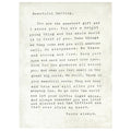Letter For Sophie Art Print in White - Gallery Wrap