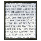 Remember When Art Print - Grey Wood
