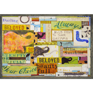 Assemblage (Grey Wood) - Art Print