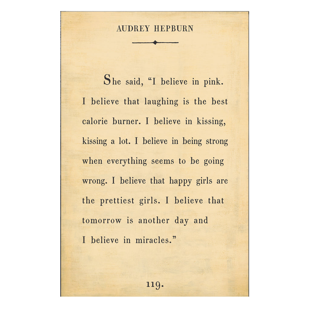 Audrey Hepburn Art Print - Gallery Wrap