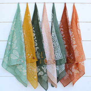 Embroidery Bandanas - Set of 14