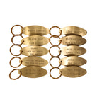 Brass Hotel Keychain- Set Of 10