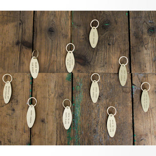 Brass Hotel Keychain- Set Of 10