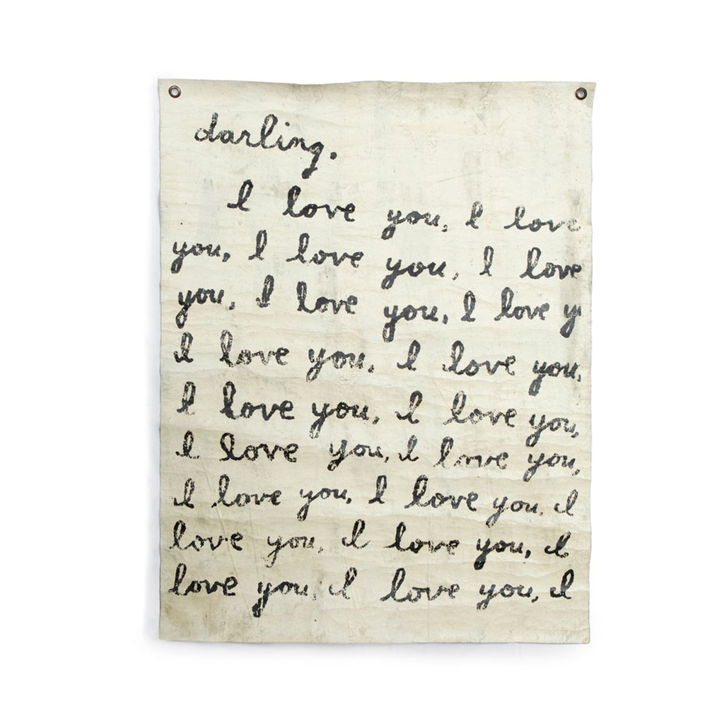 Letter For You Hand Painted Wall Tarp - 36x48