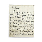 Letter For You Hand Painted Wall Tarp - 36x48