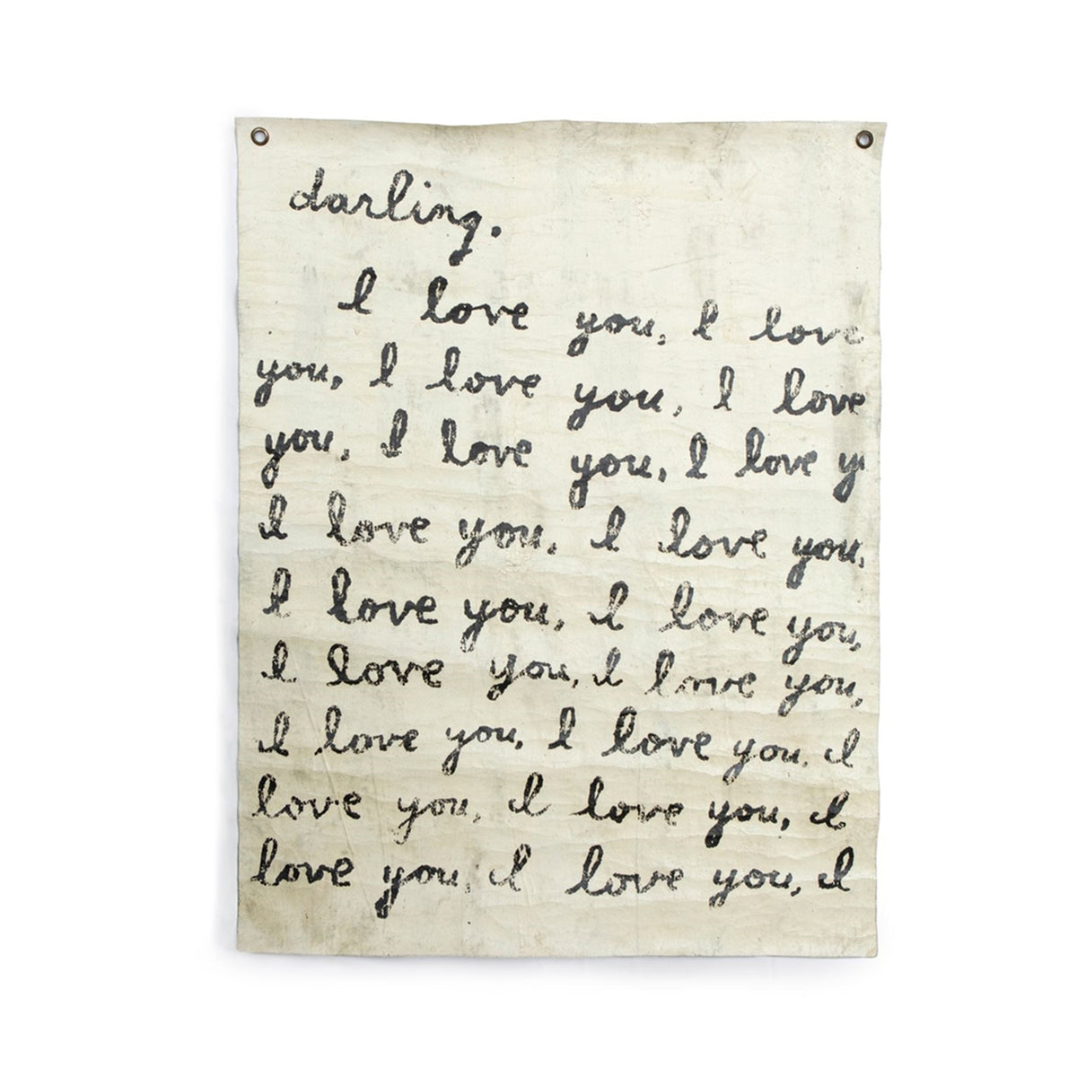 Letter For You Hand Painted Wall Tarp - 36x48