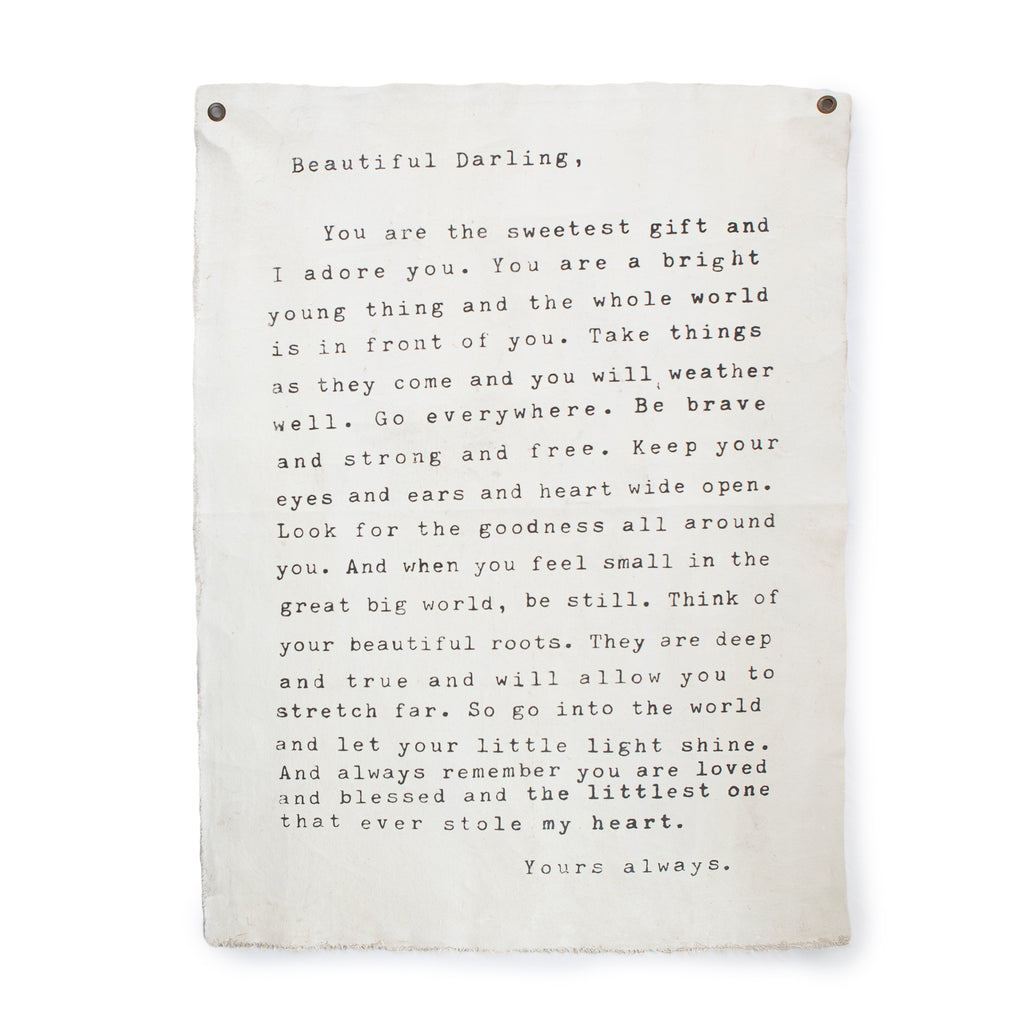 Letter for Sophie (Beautiful Darling) Hand Painted Wall Hanging ...