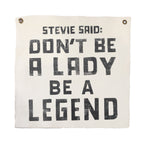 Stevie Said Hand Painted Wall Tarp 25x25
