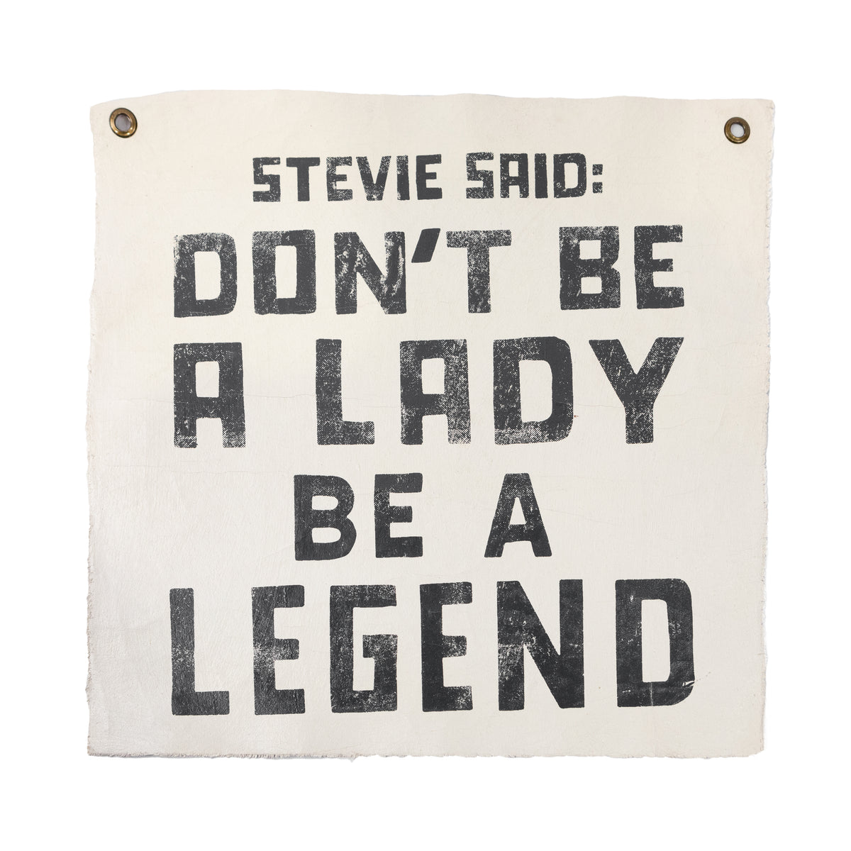 Stevie Said Hand Painted Wall Tarp 25x25