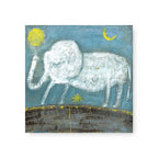 Baby Elephant Art Tile