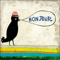Bonjour Art Print - Gallery Wrap