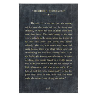 Theodore Roosevelt - Book Collection - Art Print