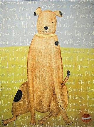 Brown Boy Dog - Art Print