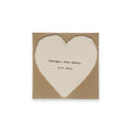 Mini Deckled Heart Set of 20-Courage Dear Heart