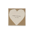 Mini Deckled Heart Set of 20-Courage Dear Heart