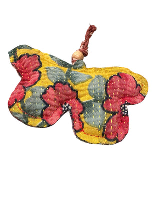 Kantha Butterfly Ornament - Set of 6