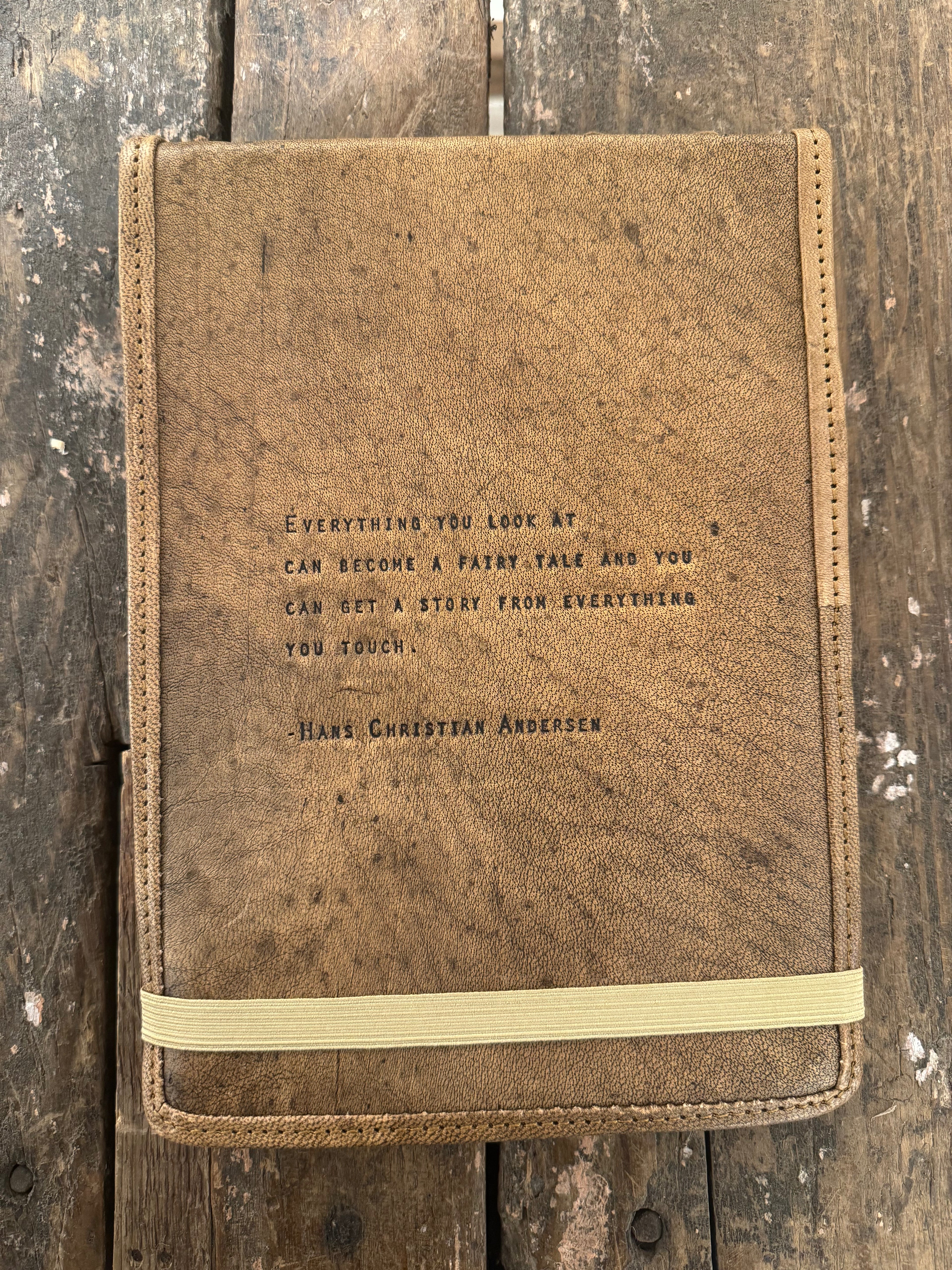 Everything You Look Signature Leather Journal - Maple