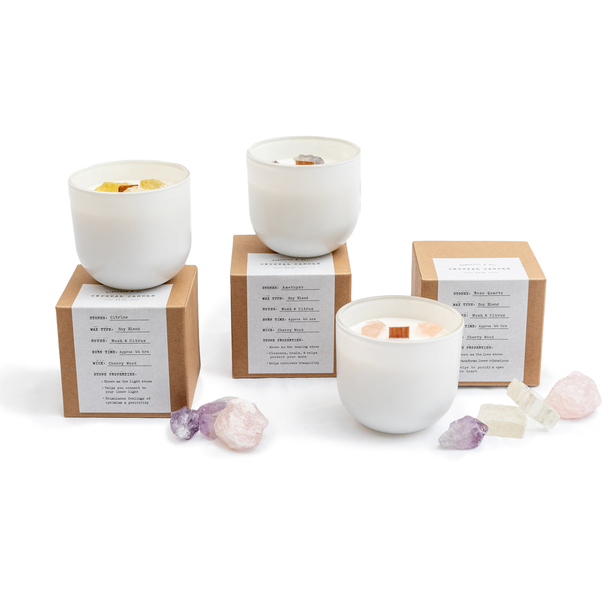 Amethyst Crystal Candle - 11oz
