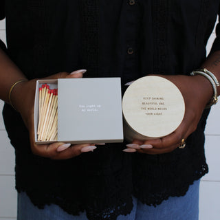 Keep Shining Beautiful One Lightkeeper Candle