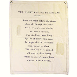 ***The Night Before Christmas Canvas Wall Hanging 31.5" x 40"