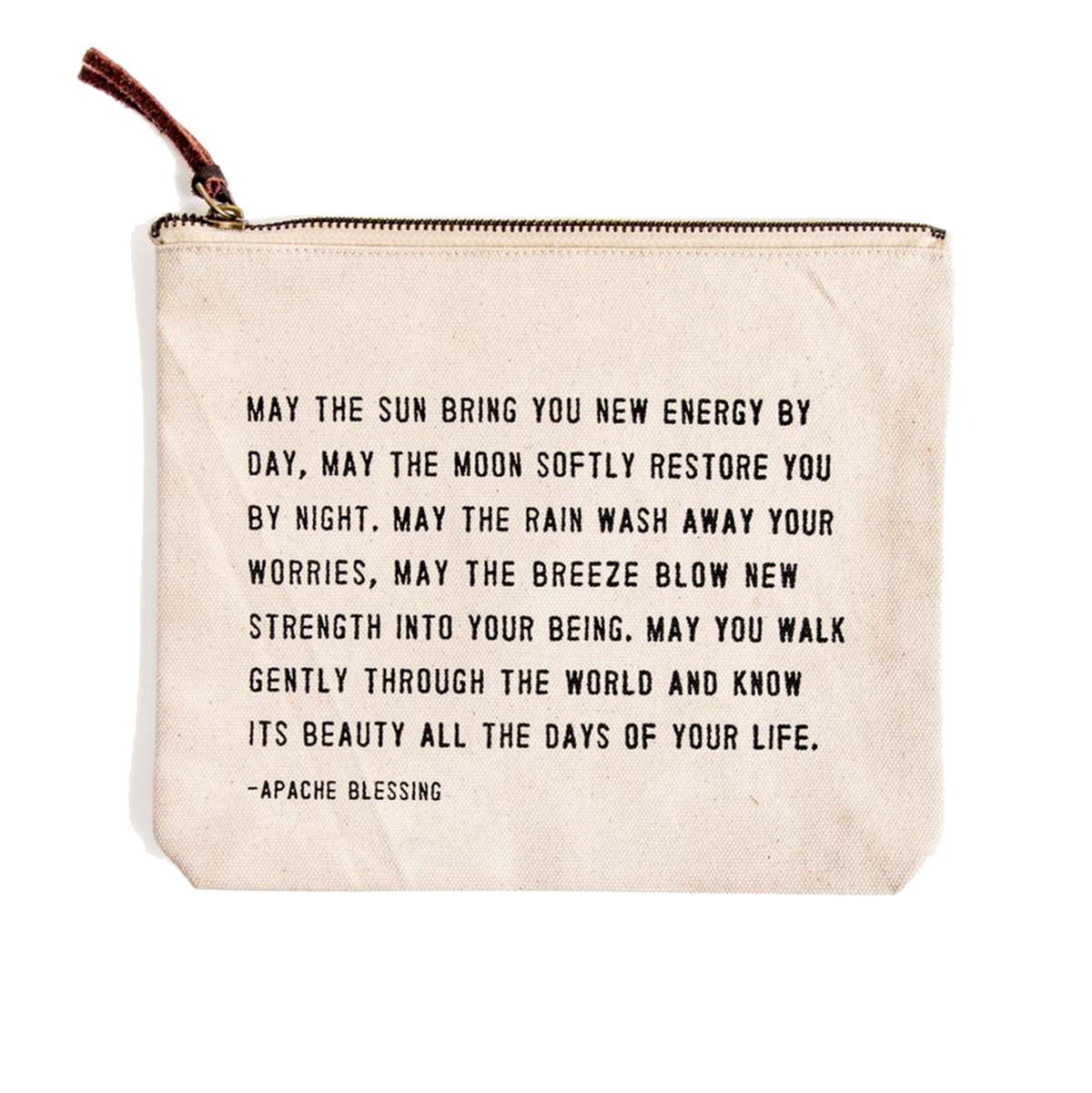 May The Sun Bring You Canvas Zip Bag