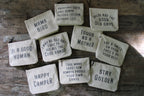 Cool Bands Canvas Zip Bag - Cream