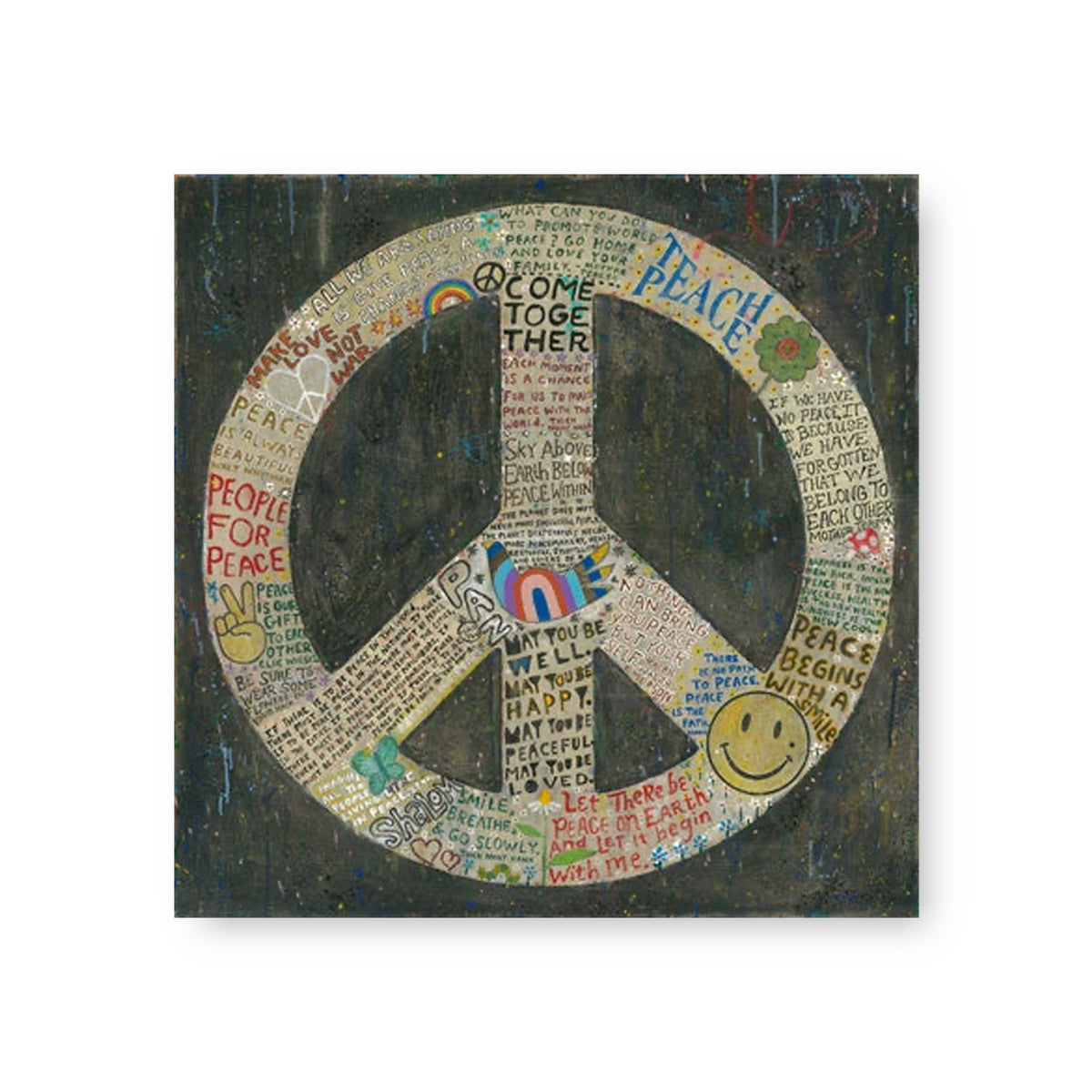 Choose Peace Art Tile