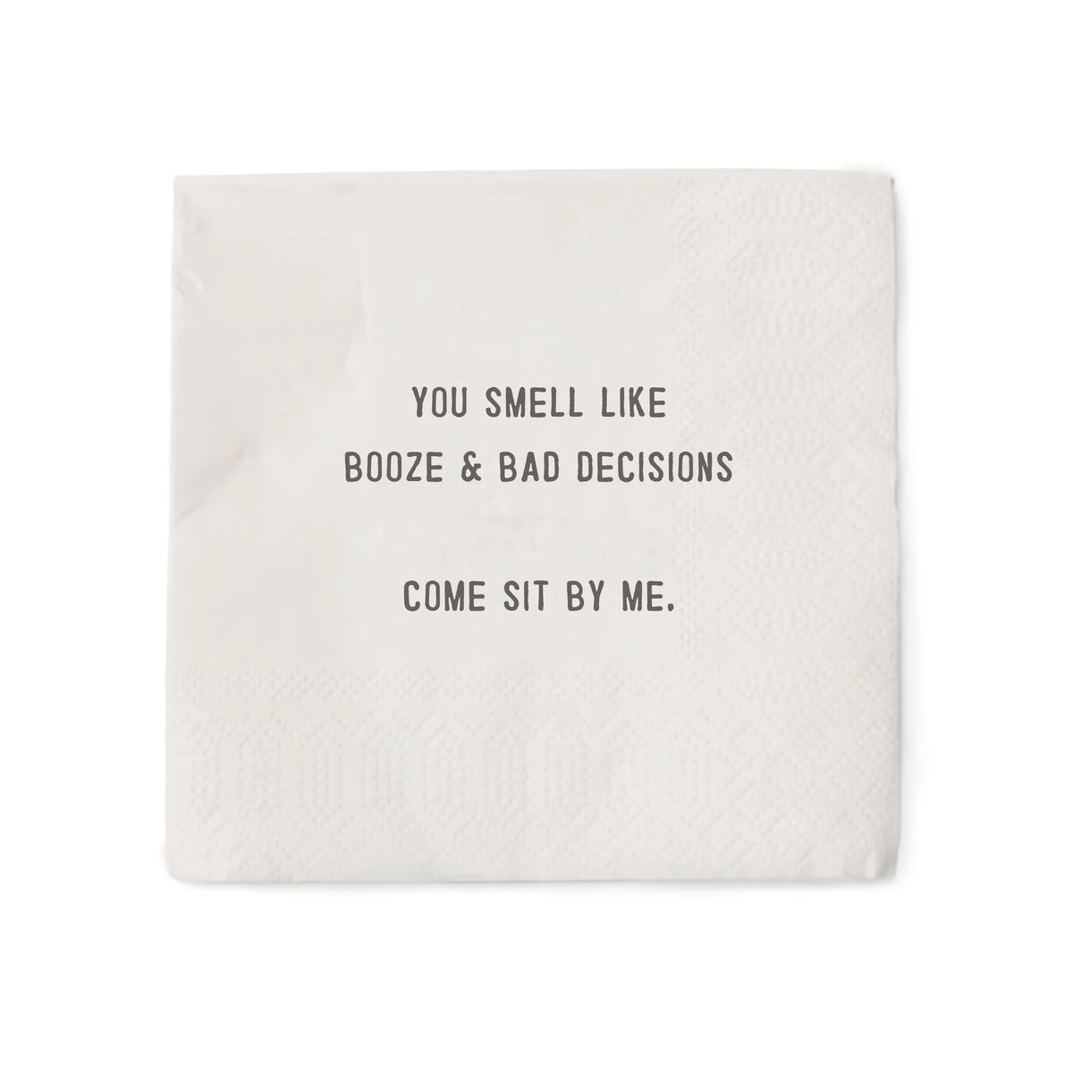 "You Smell Like Booze" Cocktail Napkin Set (20pcs) Set Of 6