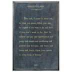Constance Spry Art Print - Grey Wood