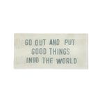 Good Things Rectangular Decoupage Plate 8.5x4